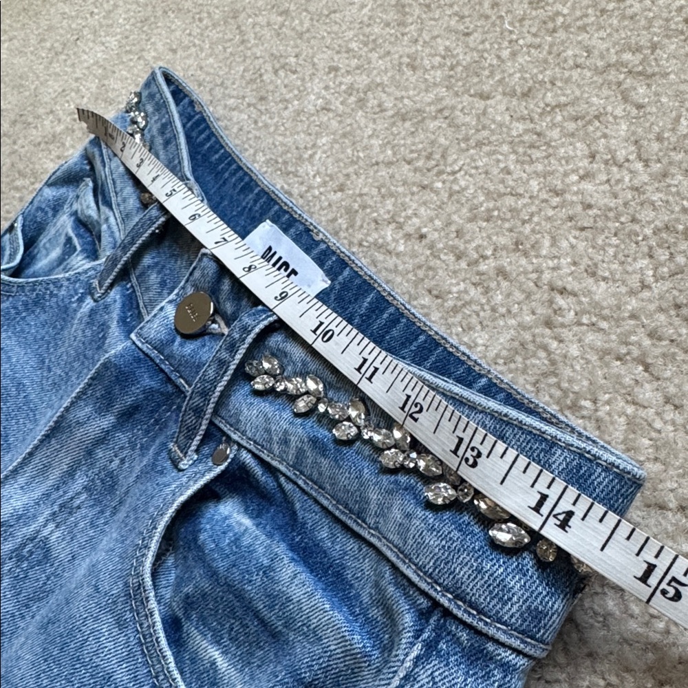 Anthropology | PAIGE Sasha Embellished High-Rise Wide-Leg Jeans | 27 - Picture 13 of 17